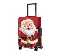 RLDOBOFE Travel Luggage Cover for Suitcase Elastic Suitcase Protector Cartoon Santa Claus Suitcase Covers Washable Suitcase Protective Cover Dust-proof Luggage Covers Fit 18-32 Inch Luggage, Black,