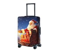 RLDOBOFE Travel Luggage Cover for Suitcase Elastic Suitcase Protector Christmas Magic Suitcase Covers Washable Suitcase Protective Cover Dust-proof Luggage Covers Fit 18-32 Inch Luggage, Black, Small