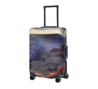 RLDOBOFE Travel Luggage Cover for Suitcase Elastic Suitcase Protector Grand Canyon Suitcase Covers Washable Suitcase Protective Cover Dust-proof Luggage Covers Fit 18-32 Inch Luggage, Black, X-Large