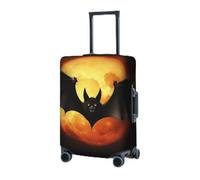 RLDOBOFE Travel Luggage Cover for Suitcase Elastic Suitcase Protector Halloween bat Suitcase Covers Washable Suitcase Protective Cover Dust-proof Luggage Covers Fit 18-32 Inch Luggage, Black, Large