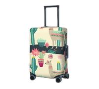 RLDOBOFE Travel Luggage Cover for Suitcase Elastic Suitcase Protector Llama and Cactus Suitcase Covers Washable Suitcase Protective Cover Dust-proof Luggage Covers Fit 18-32 Inch Luggage, Black, XL