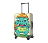 RLDOBOFE Travel Luggage Cover for Suitcase Elastic Suitcase Protector Monster holding trophy Suitcase Covers Washable Suitcase Protective Cover Dust-proof Luggage Covers Fit 18-32 Inch Luggage, Black