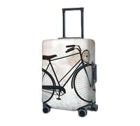 RLDOBOFE Travel Luggage Cover for Suitcase Elastic Suitcase Protector Retro bicycle Suitcase Covers Washable Suitcase Protective Cover Dust-proof Luggage Covers Fit 18-32 Inch Luggage, Black, X-Large