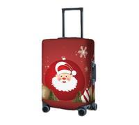 RLDOBOFE Travel Luggage Cover for Suitcase Elastic Suitcase Protector Santa Claus Suitcase Covers Washable Suitcase Protective Cover Dust-proof Luggage Covers Fit 18-32 Inch Luggage, Black, X-Large