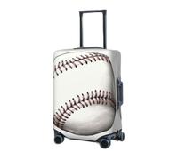 RLDOBOFE Travel Luggage Cover for Suitcase Elastic Suitcase Protector Softball Sketch Draw Suitcase Covers Washable Suitcase Protective Cover Dust-proof Luggage Covers Fit 18-32 Inch Luggage, Black