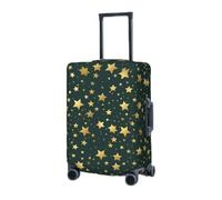 RLDOBOFE Travel Luggage Cover for Suitcase Elastic Suitcase Protector Stars pattern Suitcase Covers Washable Suitcase Protective Cover Dust-proof Luggage Covers Fit 18-32 Inch Luggage, Black, Medium