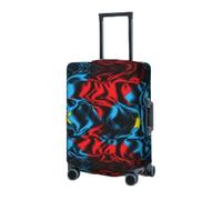 RLDOBOFE Travel Luggage Cover for Suitcase Elastic Suitcase Protector Tanzania flag Suitcase Covers Washable Suitcase Protective Cover Dust-proof Luggage Covers Fit 18-32 Inch Luggage, Black, X-Large