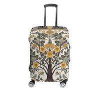 RLDOBOFE Tree Pattern Baggage Cover for Travel, Washable Suitcase Covers for Home, Dustproof Luggage Protector Skins with Zippers, Protector Anti Scratch, Luggage Covers, white, Small, Luggage Case