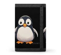 RLDOBOFE Trifold Cute Bird Wallet Minimalist Slim Mens Wallet with Zipper & Key Ring Polyester Stylish Wallets 8 Multiple Credit Card Holder for Daily Use Work Travel