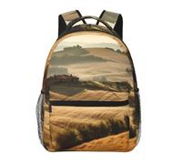 RLDOBOFE View Of Typical Tuscany Landscape Cute Backpack Waterproof Lightweight Casual Backpack One Size Daypack Travel Laptop Bag For Men Women