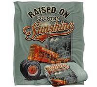Rle Raised On Sunshine Tractor Silky Touch Super Soft Throw Blanket 152 X 127 cm