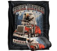 Rle Semi-Truck Drivers Keep America Running Silky Touch Super Soft Throw Blanket 152 X 127 cm