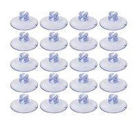 RLECS 20PCS 40mm Mini Opening Suction Cup Light String Clip Cord Suction Cup Clear PVC Suction Cup Hook Kitchen Bathroom Shower Basin Connector Suitable for Decorating Bathroom Kitchen Bedroom