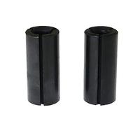 RLECS 2pcs 1/2 Inch to 1/4 Inch Bit Shank Reduction Sleeve Tools for Woodworking Engaving Machine