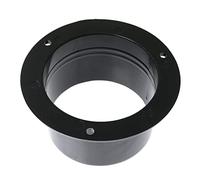 RLECS 3/4 Inch ABS Plastic Duct Connector Flange Dryer Vent Connector for Heating Cooling Ventilation System