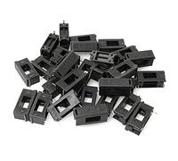 RLECS 30pcs BLX-A 5 x 20 mm PCB Fuse Holder Plastic Fuse Seat with Cover, Black