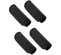 RLECS 4PCS 14x15cm Black Luggage/Suitcase Handle Cover Suitable for Shopping Carts Gym Bag Camping Gear