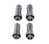 RLECS 4PCS 3/6mm Black High Carbon Steel Die Grinder Chuck Adapter Router Part Suitable for Tire Repair and Metal/Wood Processing