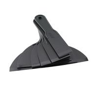 RLECS 6PCS Black Plastic Putty Knife Wallpaper/Auto Film Scraper 1.5/2/3/4/6/8inch Applicator Whitewash Tool for Patching Wall Joints Tiling Canvas Treatment