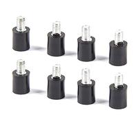 RLECS 8-Pack VD Rubber Shock Absorber with M3 Fixed Screw Spacer Standoff Damper Vibration Isolator for FPV F3/F4/F7 Flight Controller RC Model DIY Mounting Accessories