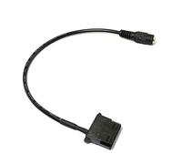 RLECS Female DC Power Supply Plug 5.5x2.1mm to 12V 4Pin Molex Power Adapter Round Cable