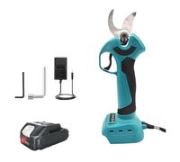 Rlectric Secateurs Cordless Pruning Shears Rechargeable Electric Scissors Brushless Garden Pruner Electric Cutter for 18V Battery(1PC 2Ah Battery)