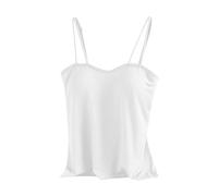 RLEHJN Camisole Tops for Women UK Clearance, Ladies Vest Tops Summer Sexy Sleeveless Blouses Spaghetti Strap Tank Tops Casual Solid Color Cotton Cami Tops for Going Out Size 10-20