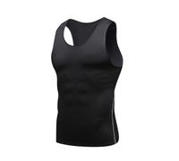 RLEHJN Compression Vest Men, Mens Gym Tank Tops Summer Stretch Sports Vests Plain Sleeveless Tshirt Beach Holiday Singlets Casual Undershirts Everyday Athletic Wear Fitness Workout Tee Shirts Cheap