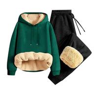 RLEHJN Mens Tracksuit Set Full Sale Clearance Lined Fleece 2 Piece Outfits Plain Pullover Tracksuits Sweatshirts and Joggers Tops Drawstring Bottoms Co Ord Sets Casual Sport Activewear Golf Suit