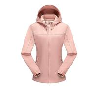 RLEHJN Winter Jackets for Women UK Clearance Women's Coats Full Zip Ski Jacket Windbreaker Jacket Hoodie Rain Jacket Windproof Hooded Jackets Tops Outdoor Camping Hiking Walking Raincoat Outerwear