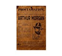 rlfnde Arthur Morgan Poster Canvas Poster Wall Art Decor Print Picture Paintings for Living Room Bedroom Decoration 12x18inch(30x45cm)