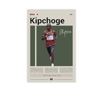 rlfnde Eliud Kipchoge Marathon Poster Canvas Poster Bedroom Decor Landscape Office Room Decor Gift 12x18inch(30x45cm)