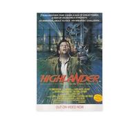 rlfnde Highlander (1987 VHS Advert) Poster Canvas Poster Wall Art Decor Print Picture Paintings for Living Room Bedroom Decoration 12x18inch(30x45cm)