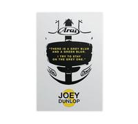 rlfnde Joey Dunlop Quote Road Racing Poster Canvas Poster Wall Art Decor Print Picture Paintings for Living Room Bedroom Decoration 12x18inch(30x45cm)