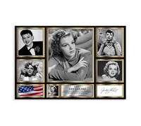 rlfnde Judy Garland Poster Canvas Poster Wall Art Decor Print Picture Paintings for Living Room Bedroom Decoration 12x18inch(30x45cm)