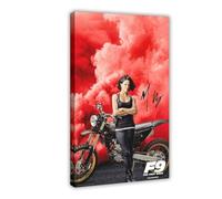 rlfnde Michelle Rodriguez Poster Canvas Poster Wall Art Decor Print Picture Paintings for Living Room Bedroom Decoration 20x30inch(50x75cm)