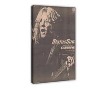 rlfnde STATUS QUO - 1973 Poster Canvas Poster Wall Art Decor Print Picture Paintings for Living Room Bedroom Decoration 16x24inch(40x60cm)