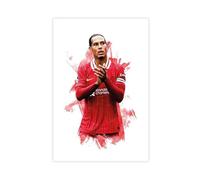 rlfnde Virgil Van Dijk Poster Canvas Poster Wall Art Decor Print Picture Paintings for Living Room Bedroom Decoration 16x24inch(40x60cm)