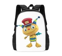 RLHRJEFZ Henry Anime Hugglemonster Novelty Backpack Lightweight Large Capacity Travel Laptop Backpack Casual Daypack Gifts for Boys and Girls