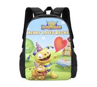 RLHRJEFZ Henry Anime Hugglemonster Novelty Backpack Lightweight Large Capacity Travel Laptop Backpack Casual Daypack Gifts for Boys and Girls