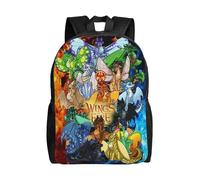 RLHRJEFZ Wi-ngs of Fire Classical Basic Travel Backpack Large Bookbag Backpack for School Boys and Girls
