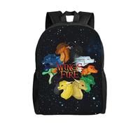 RLHRJEFZ Wi-ngs of Fire Classical Basic Travel Backpack Large Bookbag Backpack for School Boys and Girls