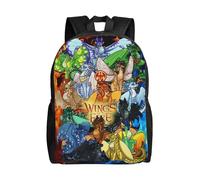 RLHRJEFZ Wi-ngs of Fire Classical Basic Travel Backpack Large Bookbag Backpack for School Boys and Girls