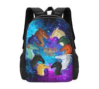 RLHRJEFZ Wi-ngs of Fire Novelty Backpack Lightweight Large Capacity Travel Laptop Backpack Casual Daypack Gifts for Boys and Girls