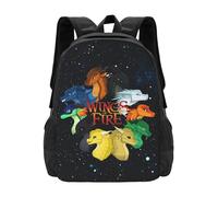 RLHRJEFZ Wi-ngs of Fire Novelty Backpack Lightweight Large Capacity Travel Laptop Backpack Casual Daypack Gifts for Boys and Girls