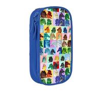 RLHRJEFZ Wi-ngs of Fire Pencil Case Zipper Pen Bag Large Capacity Pen Stationery Box Storage Organizer Bag Makeup Office Pouch School Stationery Supplies for Boys Girls