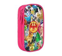 RLHRJEFZ Wi-ngs of Fire Pencil Case Zipper Pen Bag Large Capacity Pen Stationery Box Storage Organizer Bag Makeup Office Pouch School Stationery Supplies for Boys Girls