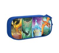 RLHRJEFZ Wi-ngs of Fire Pencil Case Zipper Pen Bag Large Capacity Pen Stationery Box Storage Organizer Bag Makeup Office Pouch School Stationery Supplies for Boys Girls