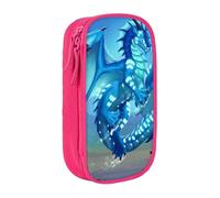 RLHRJEFZ Wi-ngs of Fire Pencil Case Zipper Pen Bag Large Capacity Pen Stationery Box Storage Organizer Bag Makeup Office Pouch School Stationery Supplies for Boys Girls