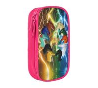 RLHRJEFZ Wi-ngs of Fire Pencil Case Zipper Pen Bag Large Capacity Pen Stationery Box Storage Organizer Bag Makeup Office Pouch School Stationery Supplies for Boys Girls